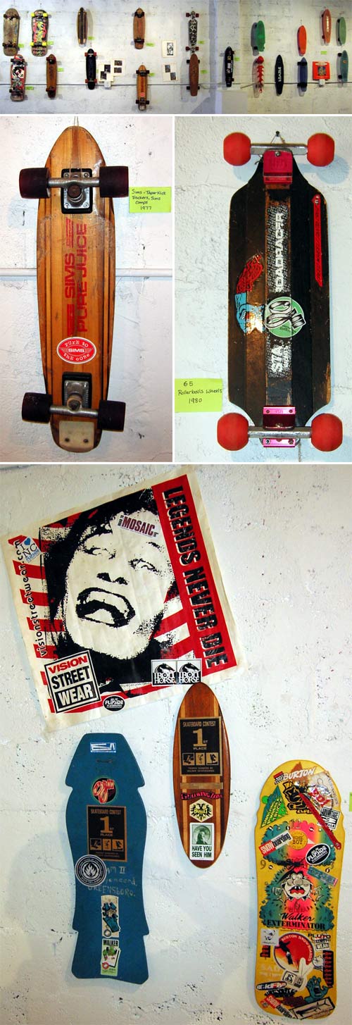 Kevin Shelton\'s Skateboard Collection at The Push Gallery