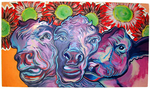 Jeff Slay -- Acrylic Painting on Wood